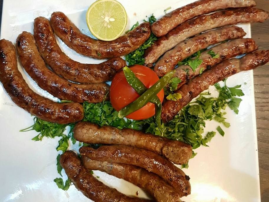 Charcoal sausage