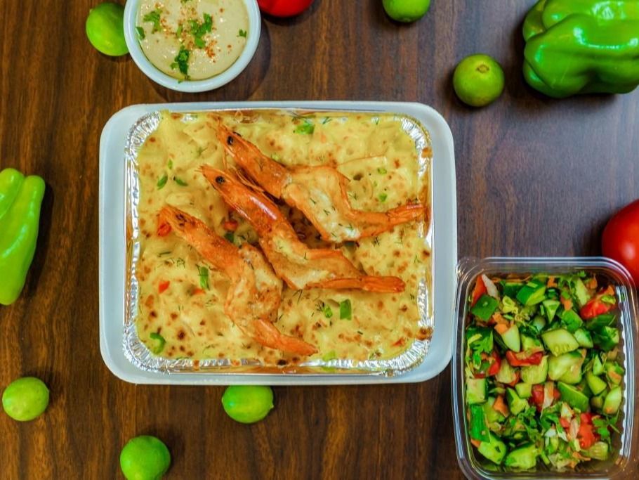 Seafood Pasta With Butterfly