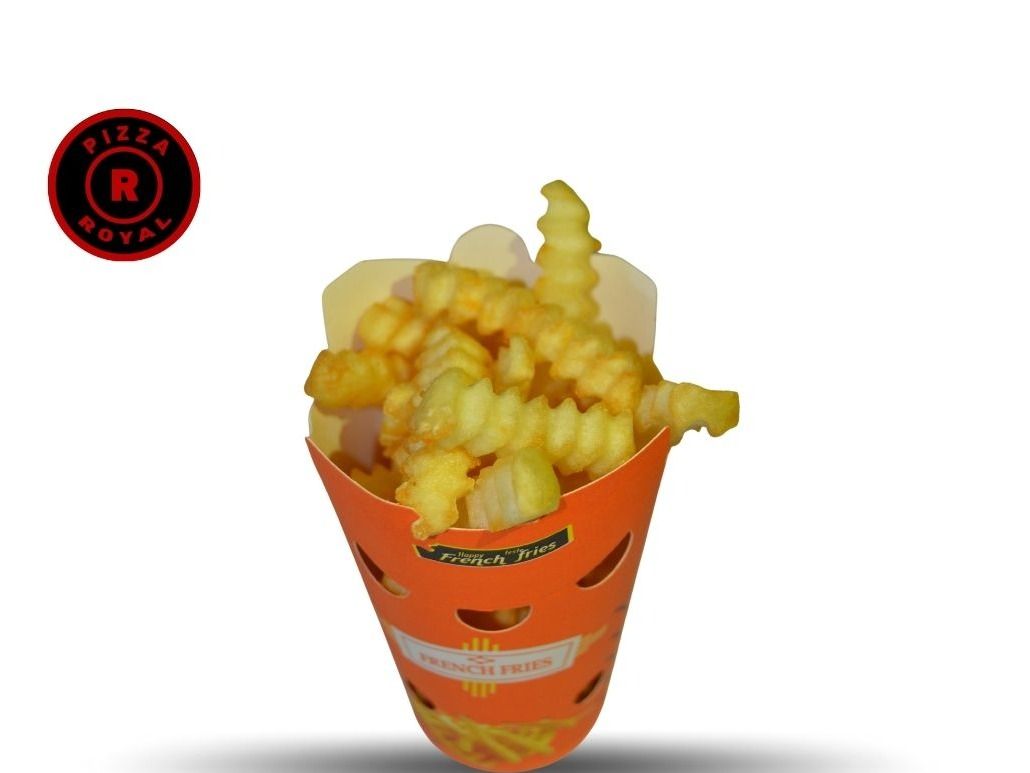 Crinkle-cut french fries
