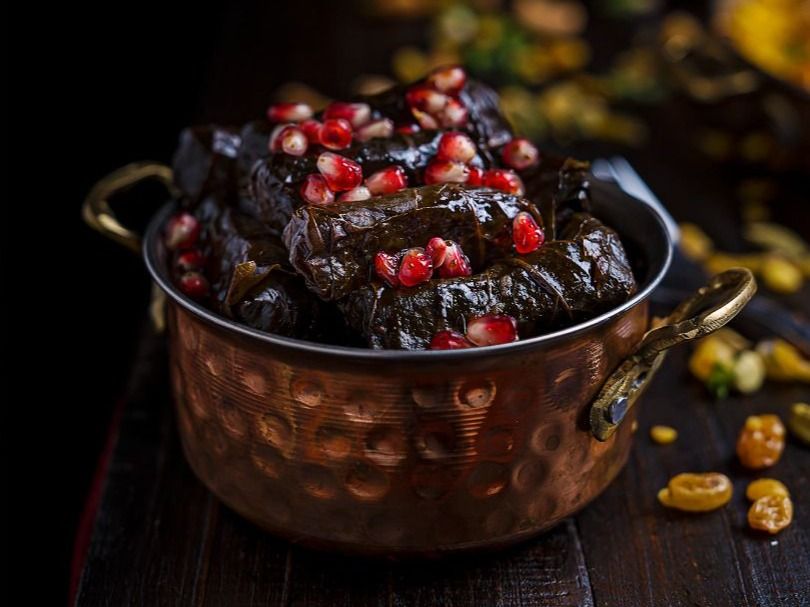 Vine Leaves Platter