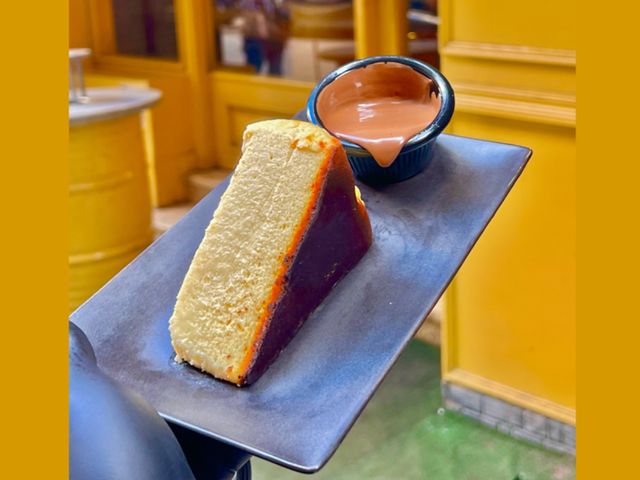San Sebastian And the Sauce is From Your Choice