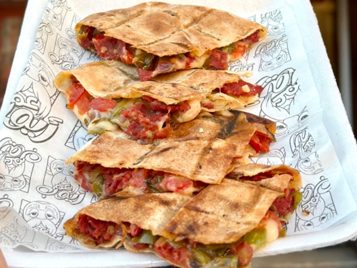 Pastrami Hawawshi With Cheese