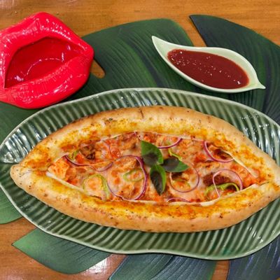 Soy Chicken Pide Turkish