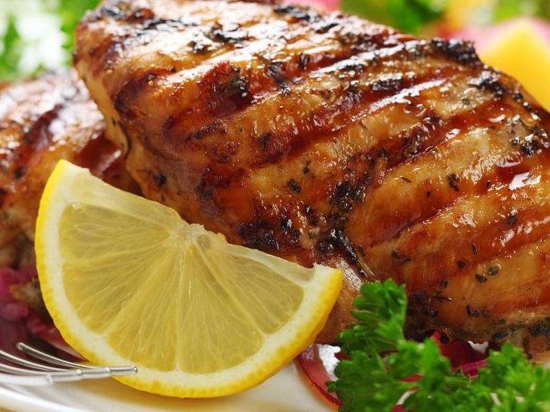 Grilled Chicken Breasts Dish