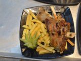 Shank On Charcoal Dish