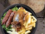 Stuffed Pigeon With Kofta Dish