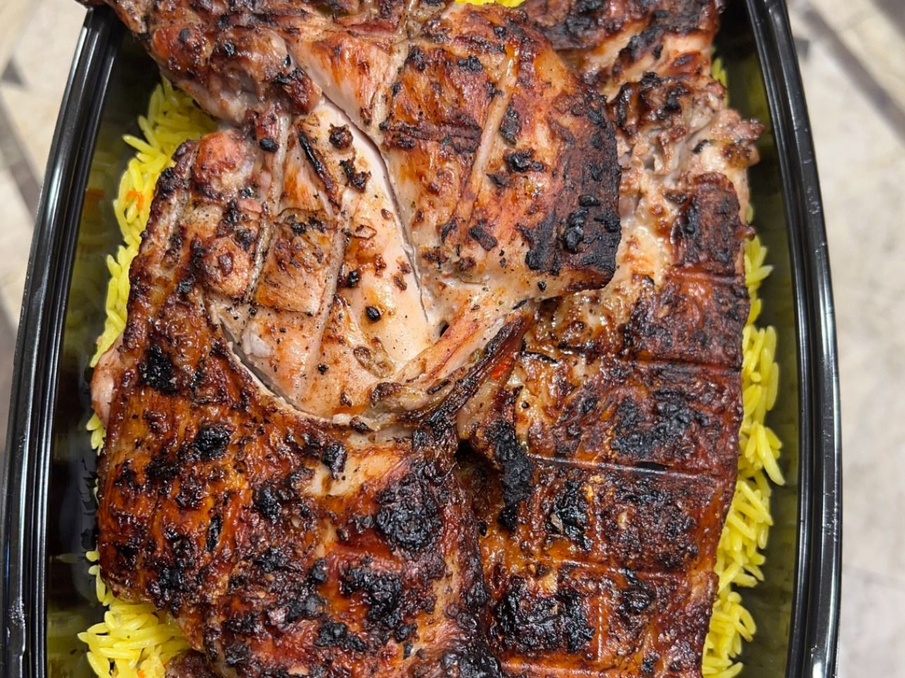 Half Grilled Chicken Plate