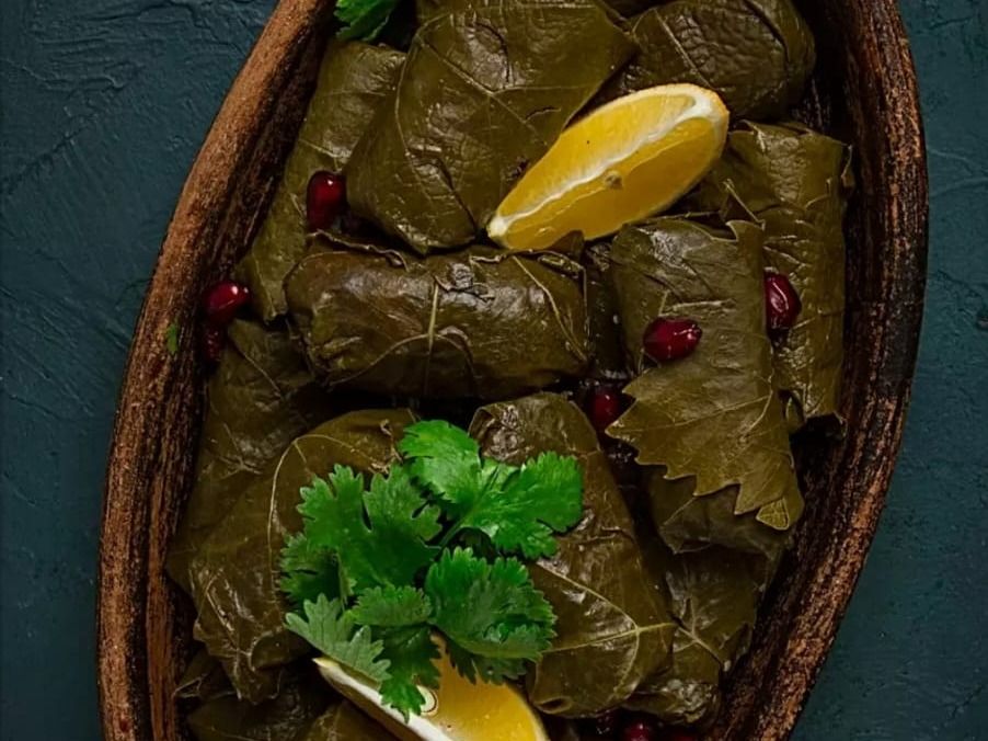 Yalanji Vine Leaves dish