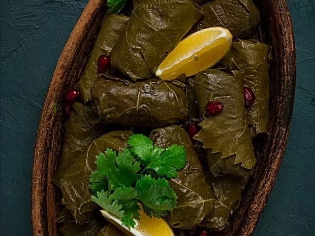 Yalanji Vine Leaves dish