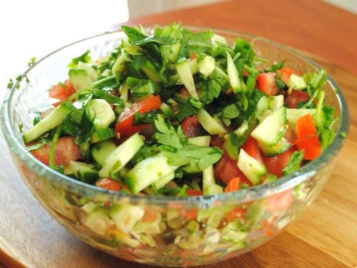 Add green salad