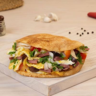 Apache eggs sandwich