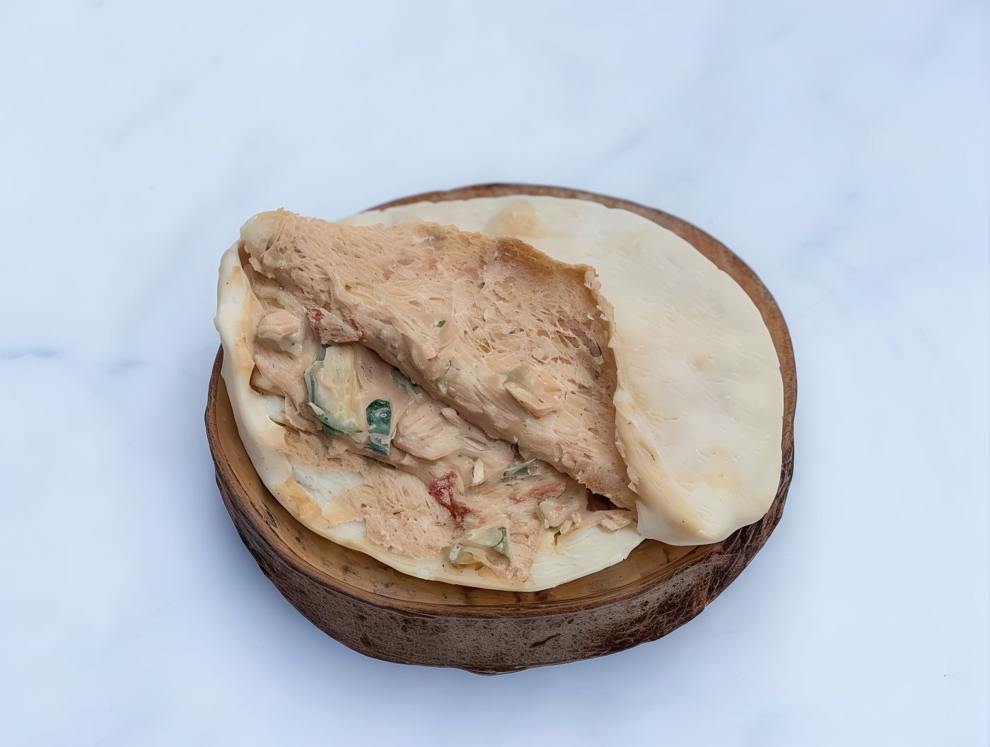 Old cheese sandwich
