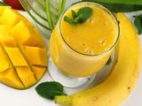 Mango With Banana Juice