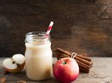 Apple With Milk Juice