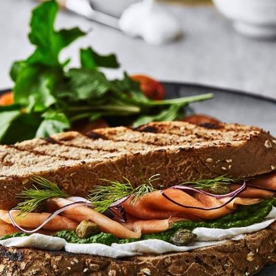 Smoked Salmon Sandwich