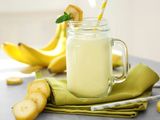 Banana With Milk Juice