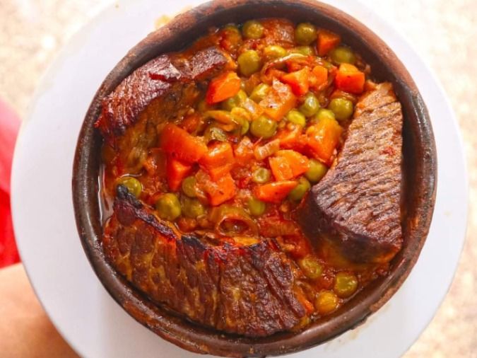 Mixed Vegetable Casserole With Meat