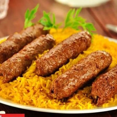 1/4 Kandouz kofta with rice and vegetables meal