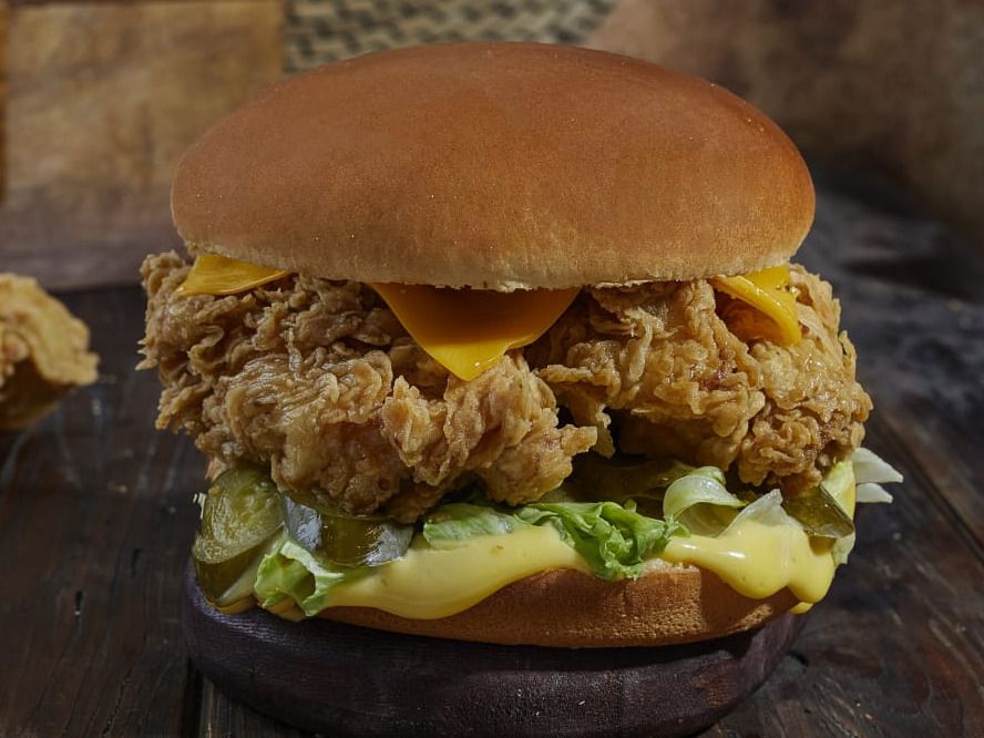 Chicken Strips Bun Sandwich