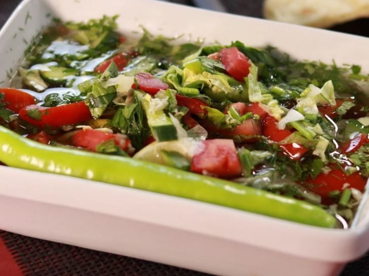 Large Green Salad Dish
