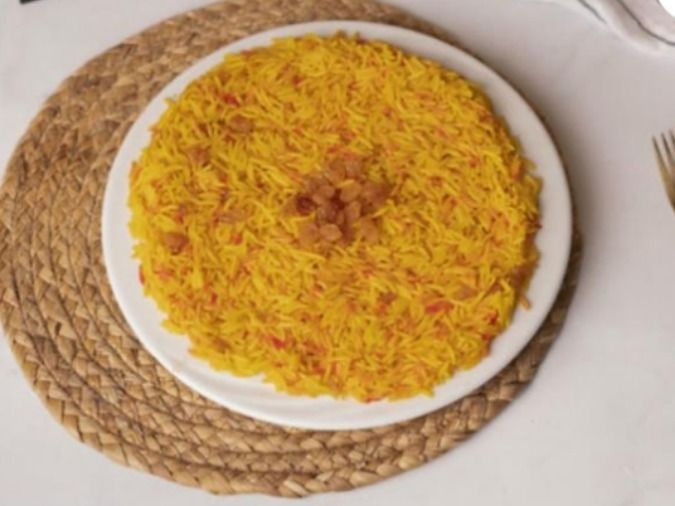 Basmati Rice Dish With Sauce