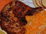 Quarter Grilled Chicken Thigh with Rice