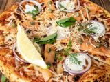 Salmone pizza