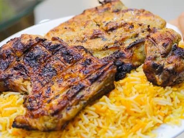 Half Grilled Chicken