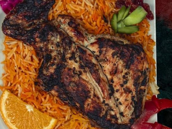 1/4 Grilled Chicken Breast With Rice