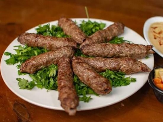 Grilled Kofta 6 Pieces And Rice