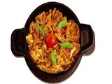 Shakshoka plate with chapati