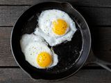 Sunny Side Up eggs plate with chapati