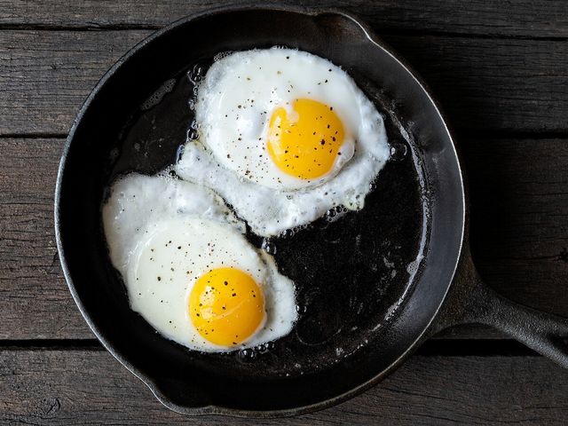 Sunny Side Up eggs plate with chapati