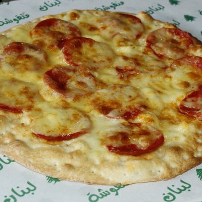 Cheese with pepperoni Manoucheh