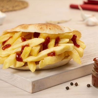 BBQ Fries Sandwich