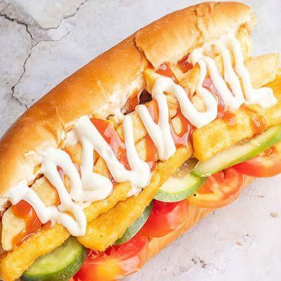 Fried cheese fino sandwich