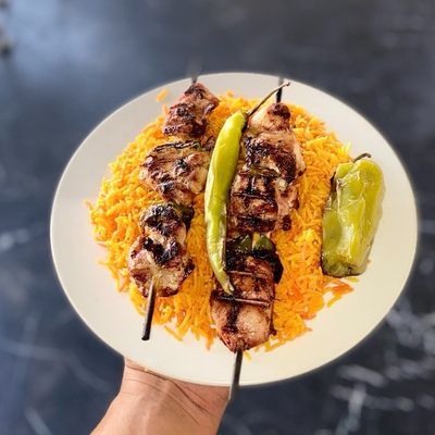 Shish 1/4 Kilo With Rice