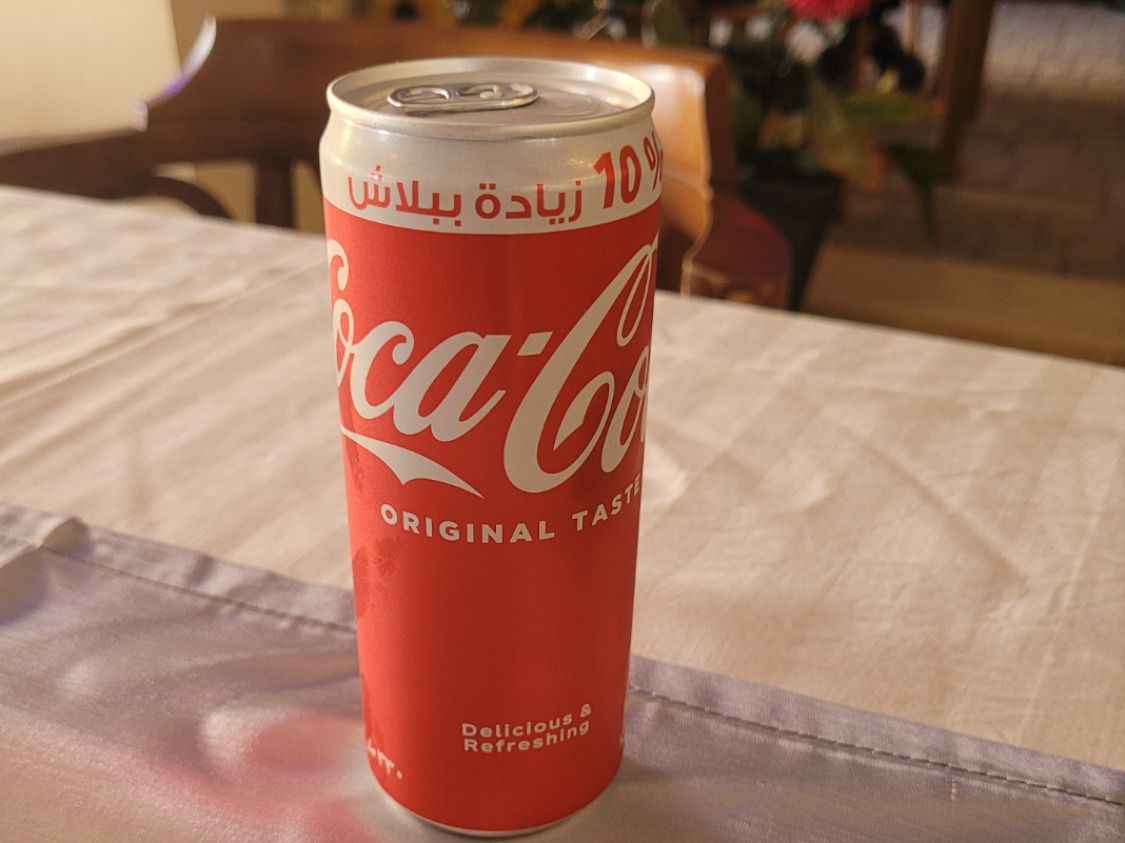 Canned Coca-Cola