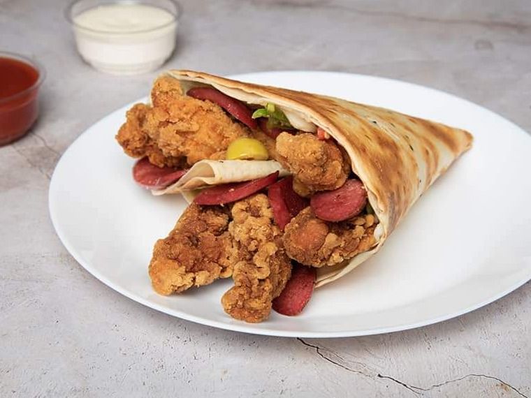 Panne With Hot Dog Crepe