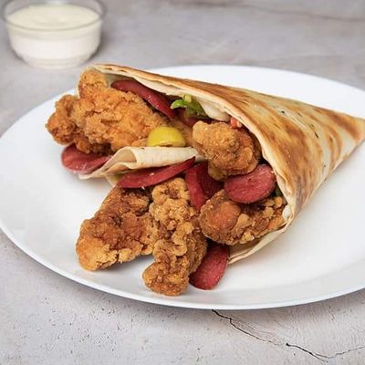 Panne With Hot Dog Crepe