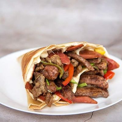 Oriental Sausage With Hot Dog Crepe