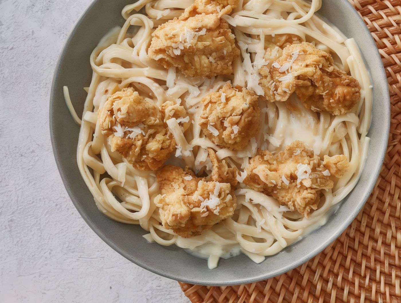 Chicken Crispy pasta