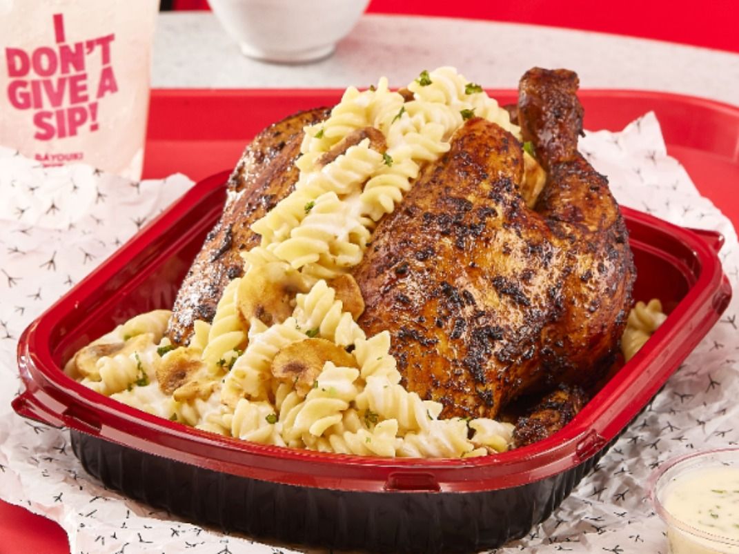 Loaded Creamy Alfredo Pasta Chicken