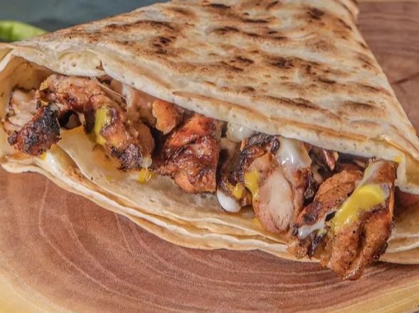 Crepe Chicken Shawarma