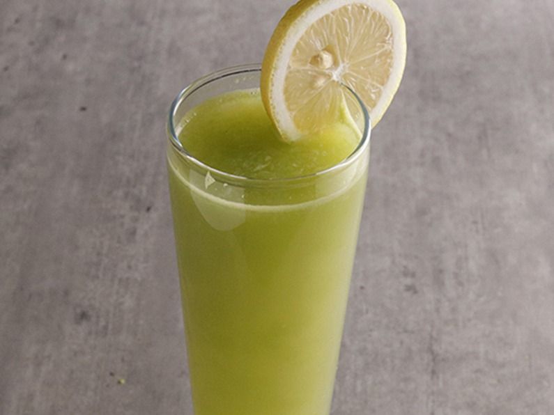 Fresh lemon with mint Juice