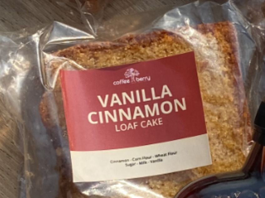 Vanilla Cinnamon Slice Cake