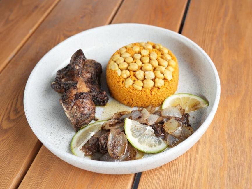 Couscous With Chicken And Onions