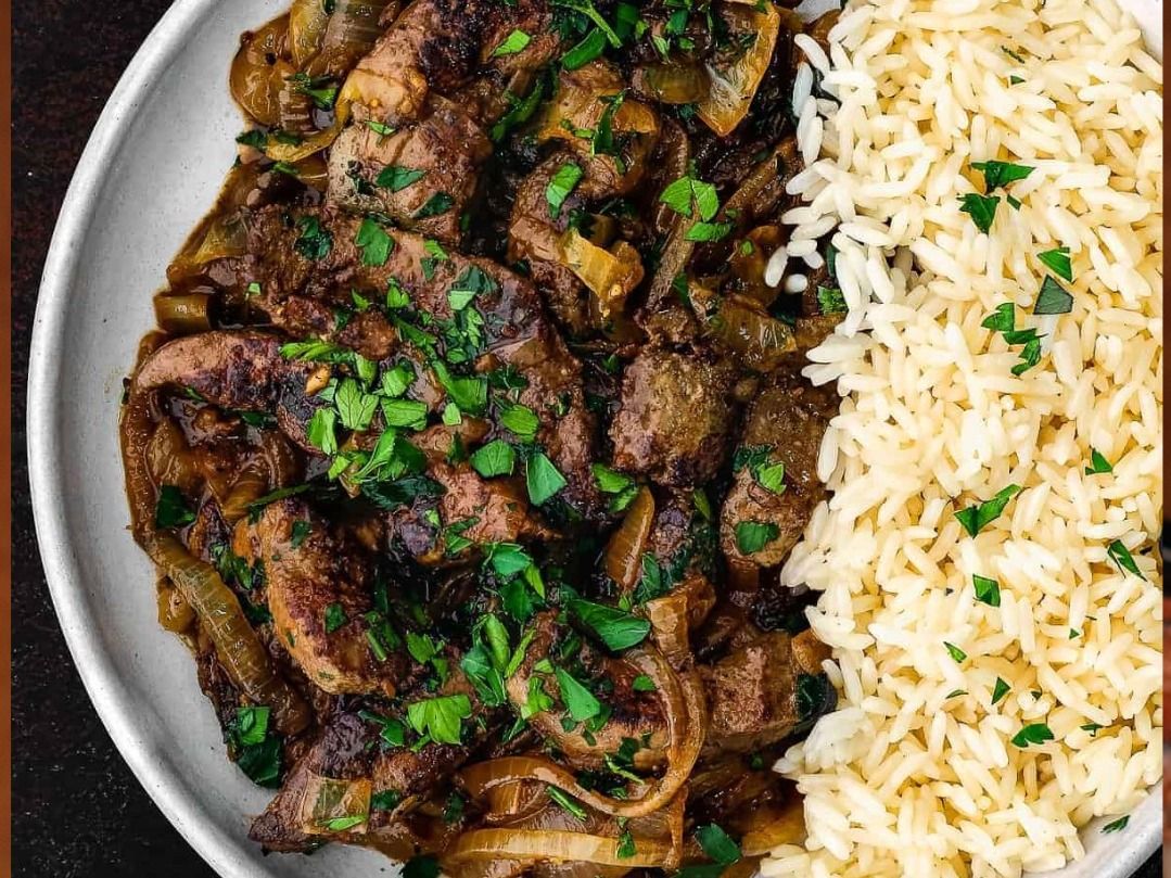 Grilled liver