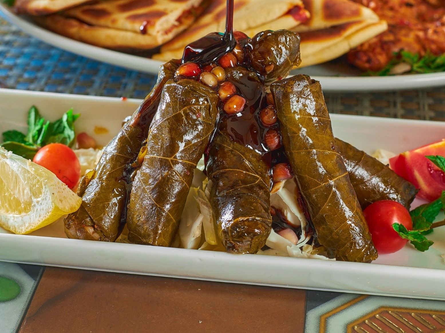 Vine Leaves With Olive Oil