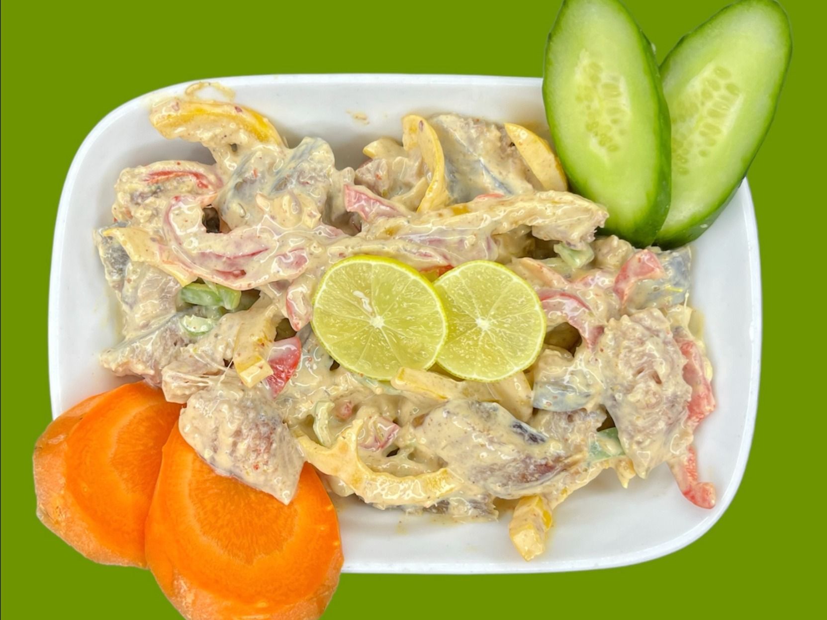 Herring salad with tahini